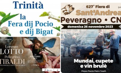 Cosa fare a Cuneo e dintorni nel fine settimana: gli eventi del 25 e 26 novembre