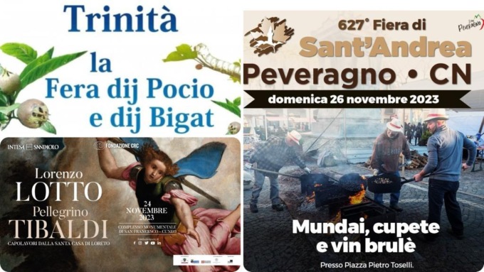 Cosa fare a Cuneo e dintorni nel fine settimana: gli eventi del 25 e 26 novembre