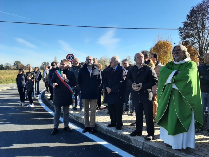 A Cervasca inaugurata la “Rotatoria per la vita”