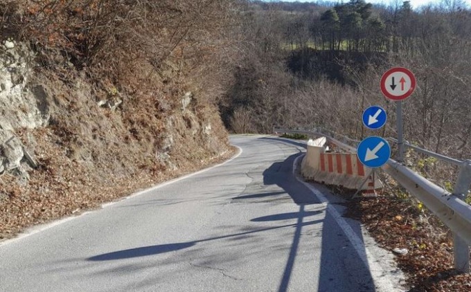 Frana sulla Provinciale 102 a Gottasecca: 550mila euro dal Pnrr per risistemare la strada