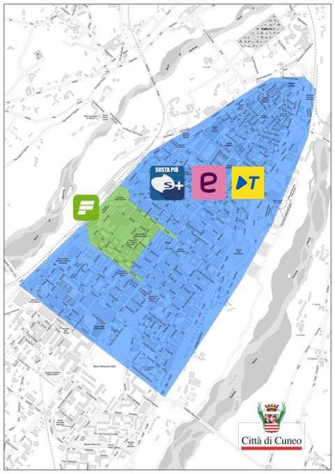 Attive a Cuneo due nuove app per il pagamento della sosta nelle strisce blu