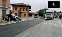 Incidente a Priocca: auto contro camion