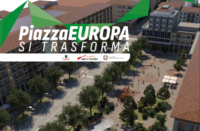 Cuneo: un cubo per raccontare le possibili evoluzioni di piazza Europa