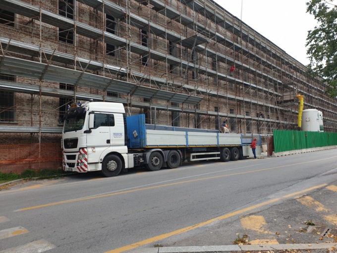 Cuneo, Palazzo Santa Croce: procede spedito il cantiere per la nuova biblioteca