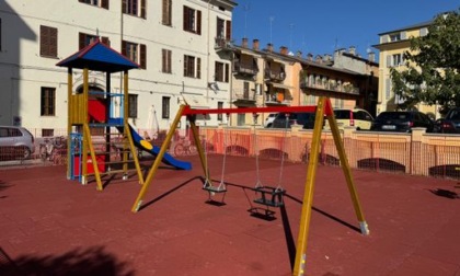 Centro storico Cuneo: riqualificata l’area giochi di largo Caraglio