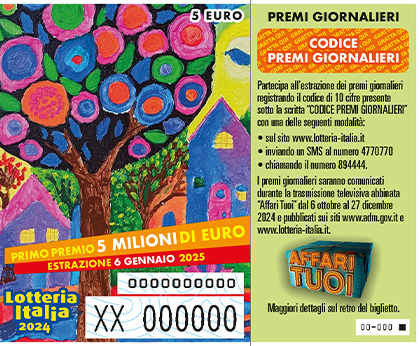 Lotteria Italia: un biglietto vincente a Cuneo