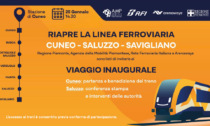 Riapre la linea ferroviaria Cuneo-Savigliano: il 25 gennaio il viaggio inaugurale