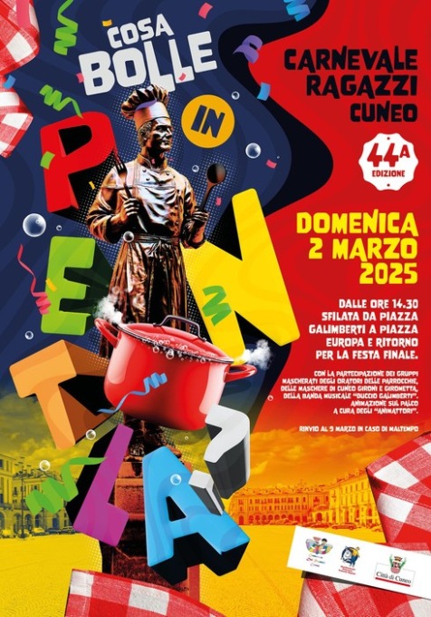 Domenica a Cuneo c’è il Carnevale dei Ragazzi