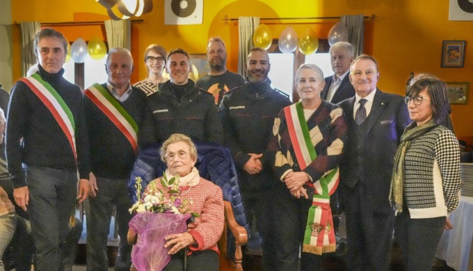 Il Comune ha festeggiato la centenaria Francesca Degioanni