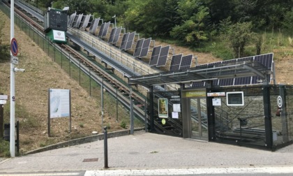 Ascensore inclinato ritorna in funzione