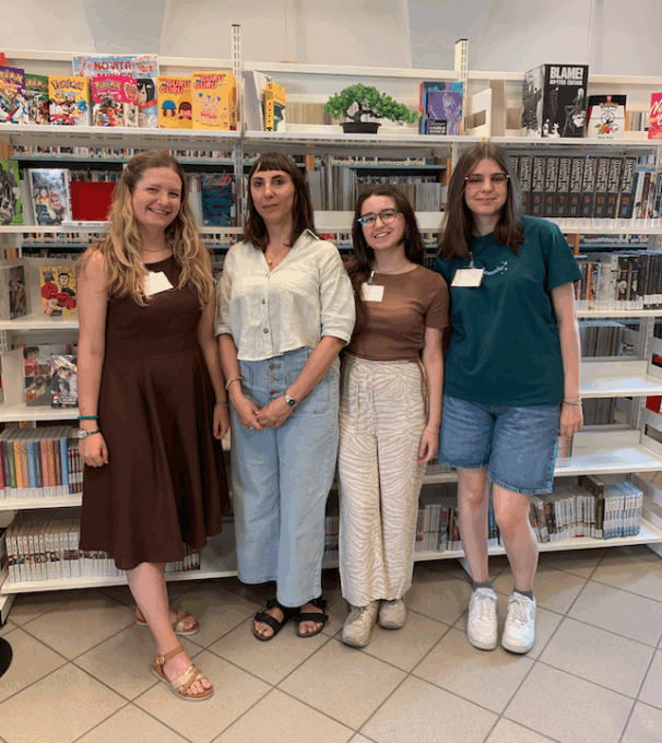 Katia, Carlotta e Margherita seguono il progetto “Una biblioteca verso il futuro”