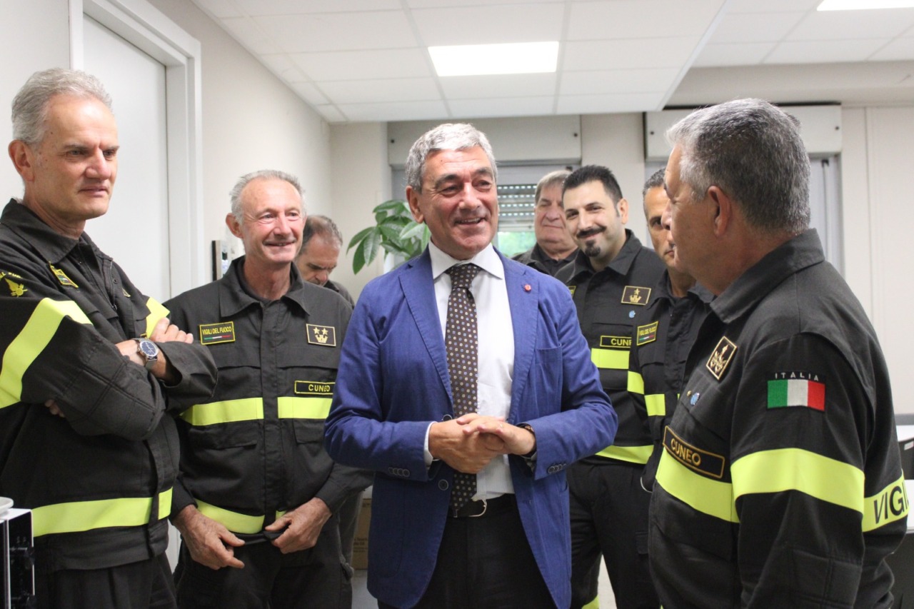 Vigili del fuoco, la visita del Prefetto
