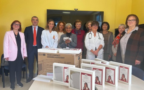 Oncologia di Cuneo, un aiuto in più contro il freddo della chemio
