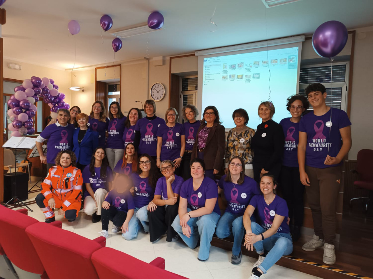 Cuneo: salone gremito per la festa in ospedale dei bimbi nati prematuri