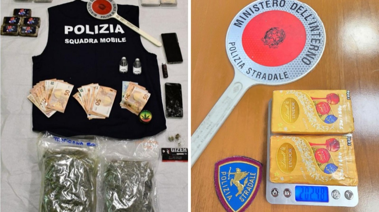 Operazione “Lindor”, arrestati cinque pusher tra Bra e il circondario: sequestrati oltre 5 chili di droga