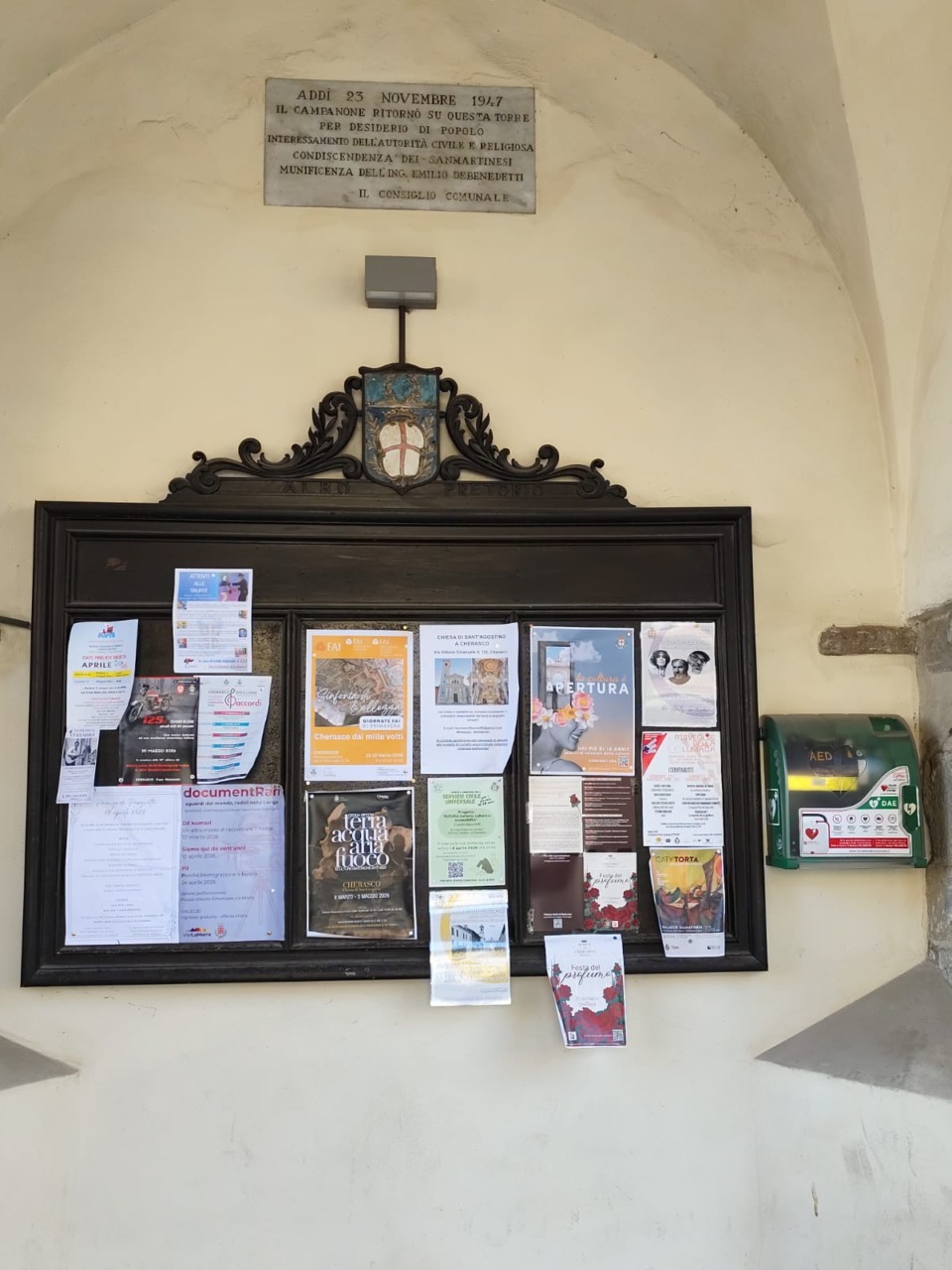 Cherasco città cardio-protetta: una rete di defibrillatori per salvare vite