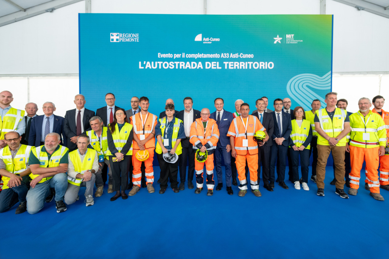 Aperto il tracciato a quattro corsie sull’A33 Asti-Cuneo