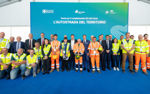 Aperto il tracciato a quattro corsie sull’A33 Asti-Cuneo