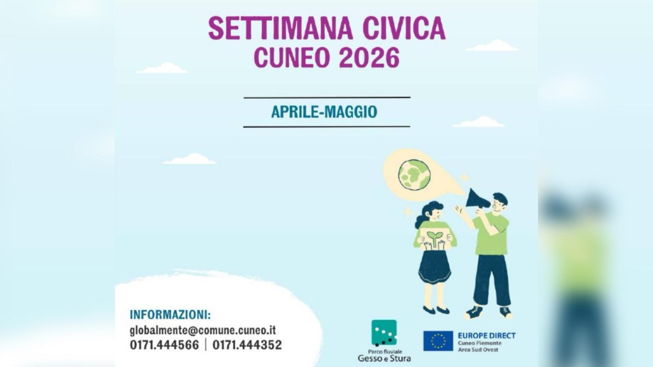 Cuneo, al via la terza edizione di “GLOBALMENTE – Settimana Civica”