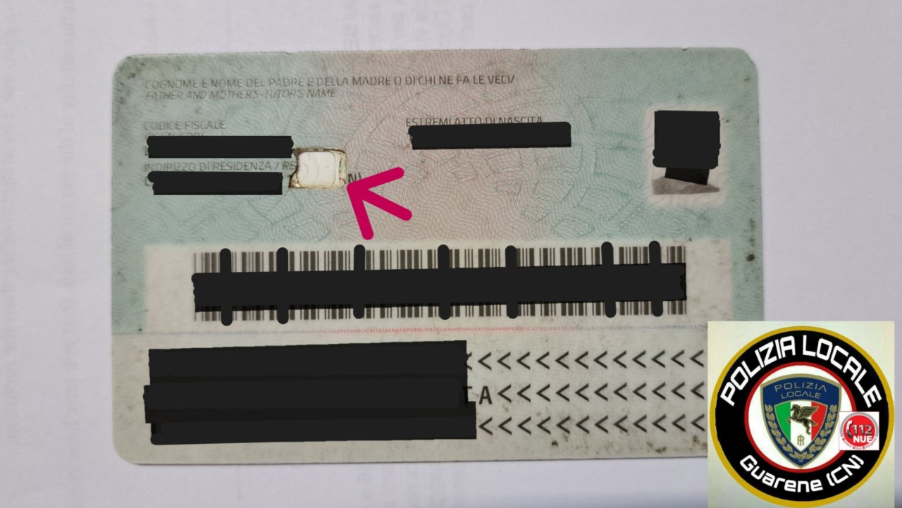 Guarene, carta d’identità senza microchip: denunciato un 50enne