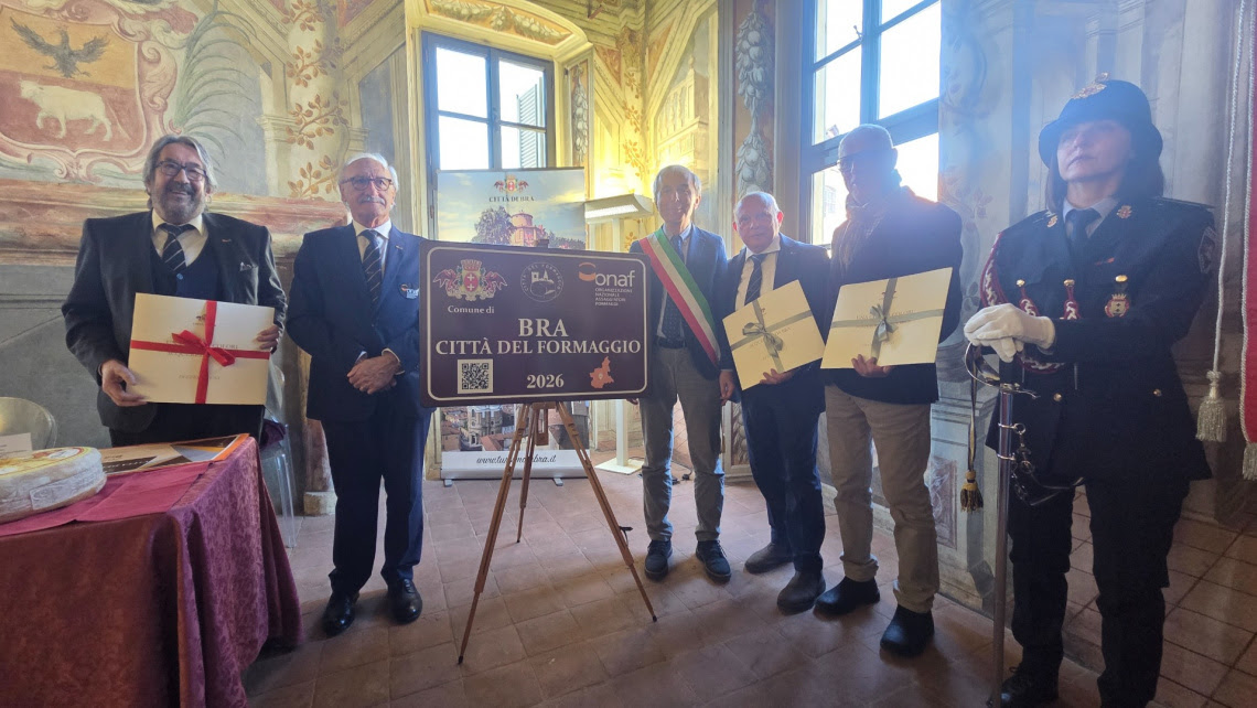 Bra è ufficialmente Città del Formaggio