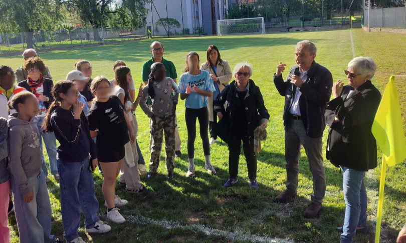 A Bra taglio del nastro per il nuovo campo da calcio di via Brizio: investimento da 50mila euro