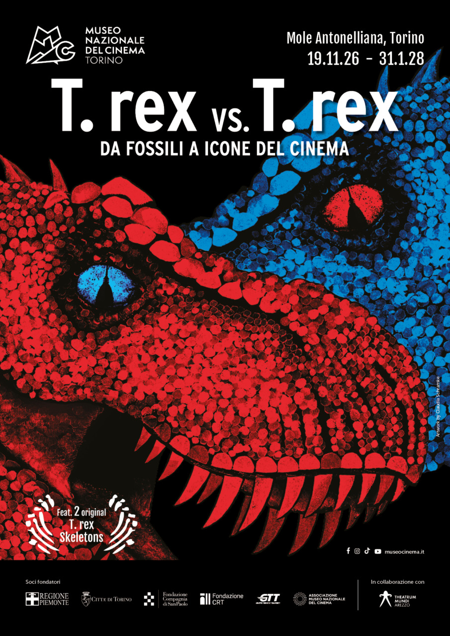 Dinosauri e grande schermo alla Mole: la mostra “T. rex vs. T. rex”