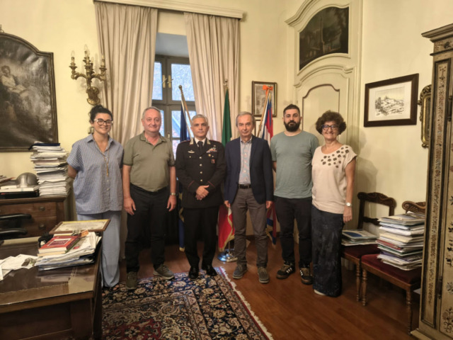 Bra, la Giunta saluta il Tenente Colonnello Tommaso Gioffreda
